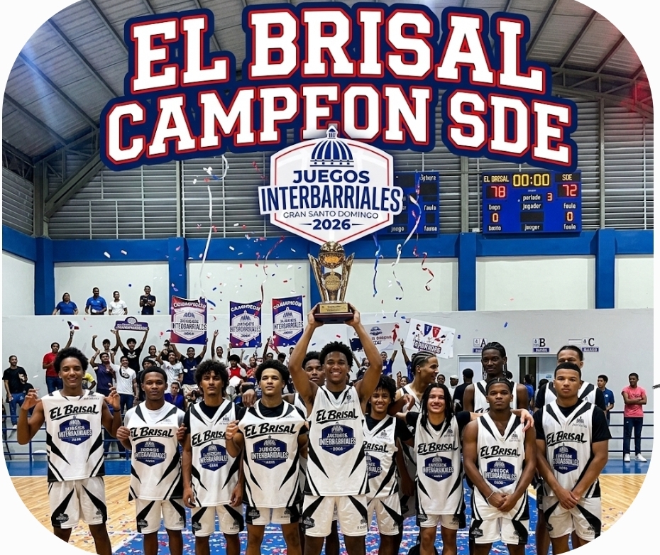 El Brisal se corona campeón de Santo Domingo Este en los Juegos Interbarriales de Baloncesto