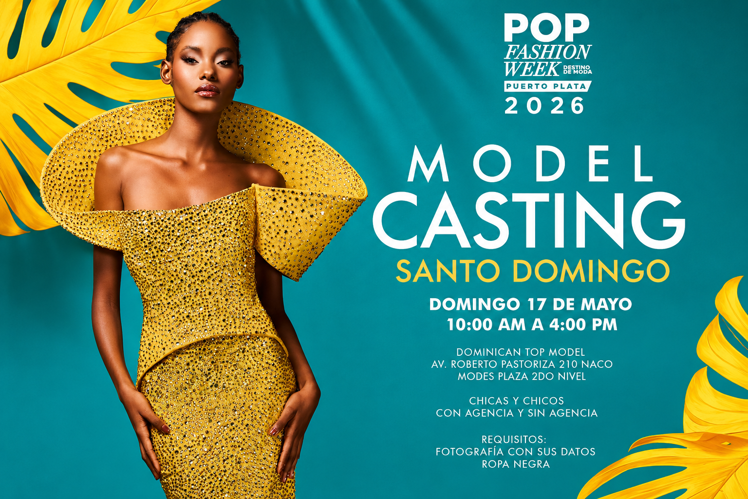 Nereyda Bravo abre casting nacional para Pop Fashion Destino de Moda Puerto Plata