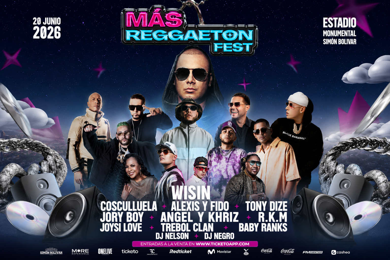 Tony Dize promete una sorpresa explosiva en Más Reggaetón Fest 2026