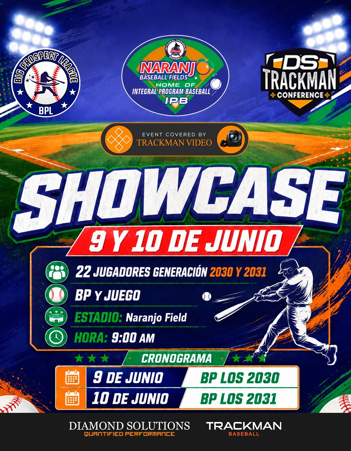 Big Prospects League sostendrá showcase con jugadores elegibles Clase enero 2030-2031