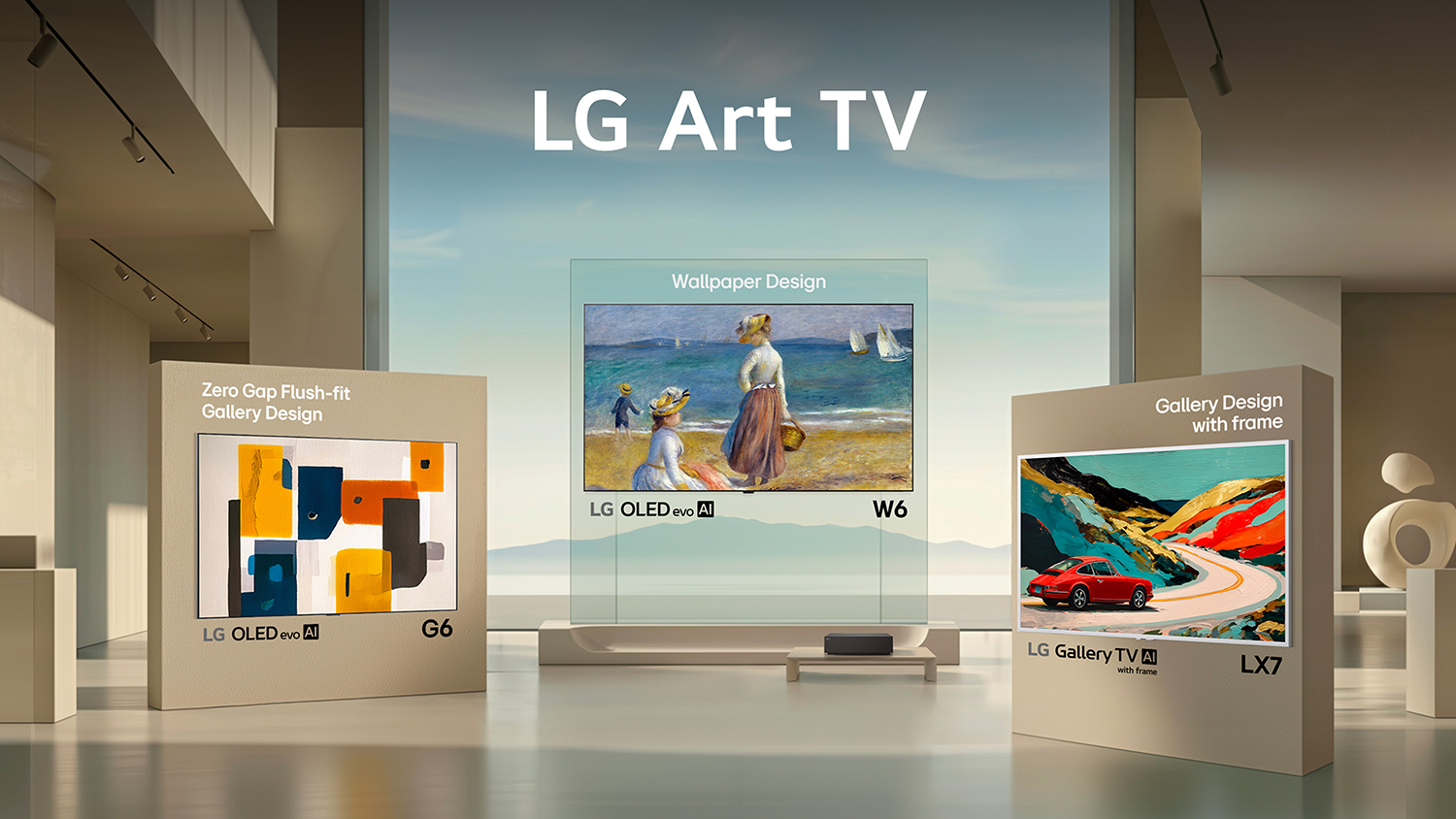 LG transforma el televisor en una obra de arte con el lanzamiento global de su nueva línea Art TV