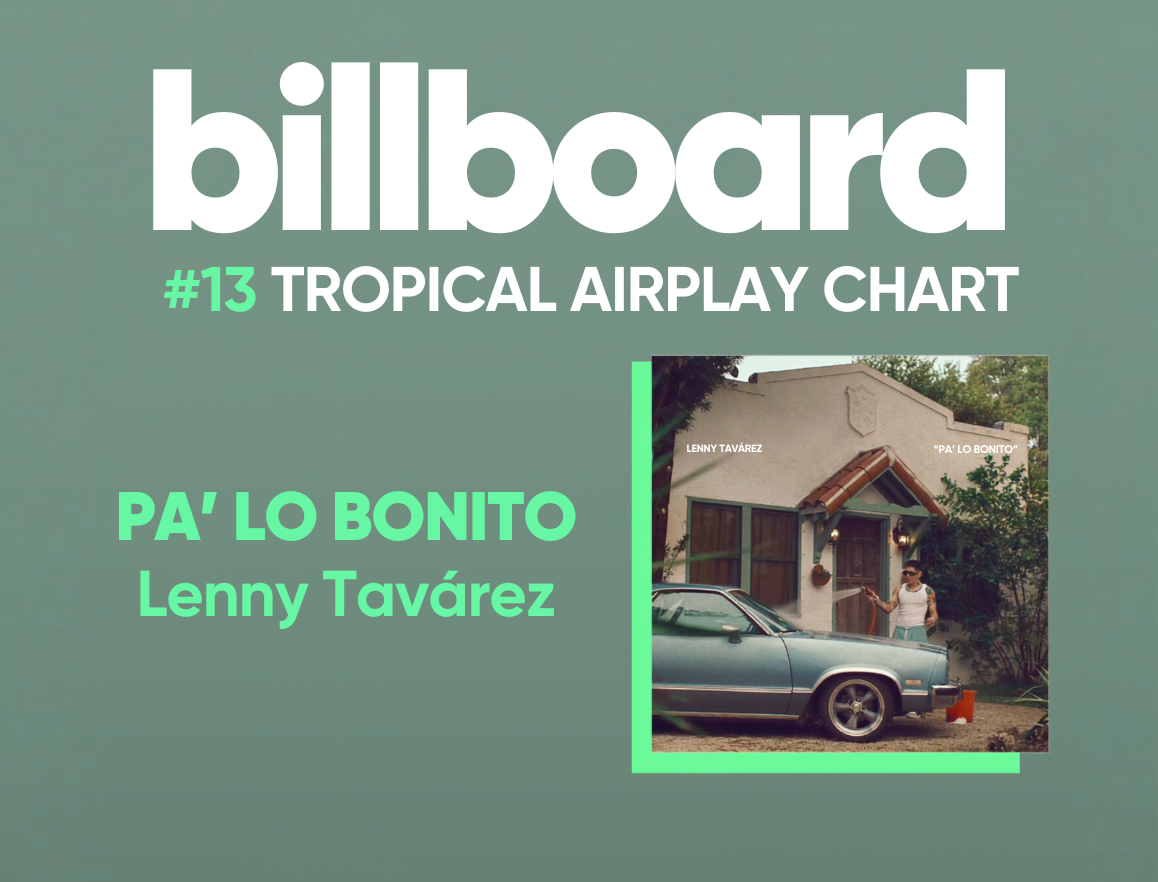 Lenny Tavárez conquista la salsa y debuta en el Top 15 de Billboard con “Pa’ Lo Bonito”