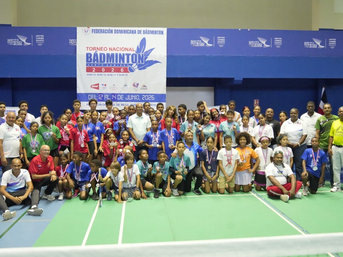 Federación Dominicana de Bádminton resalta avance de la disciplina tras concluir Torneo Nacional Santo Domingo 2026 en el Parque del Este