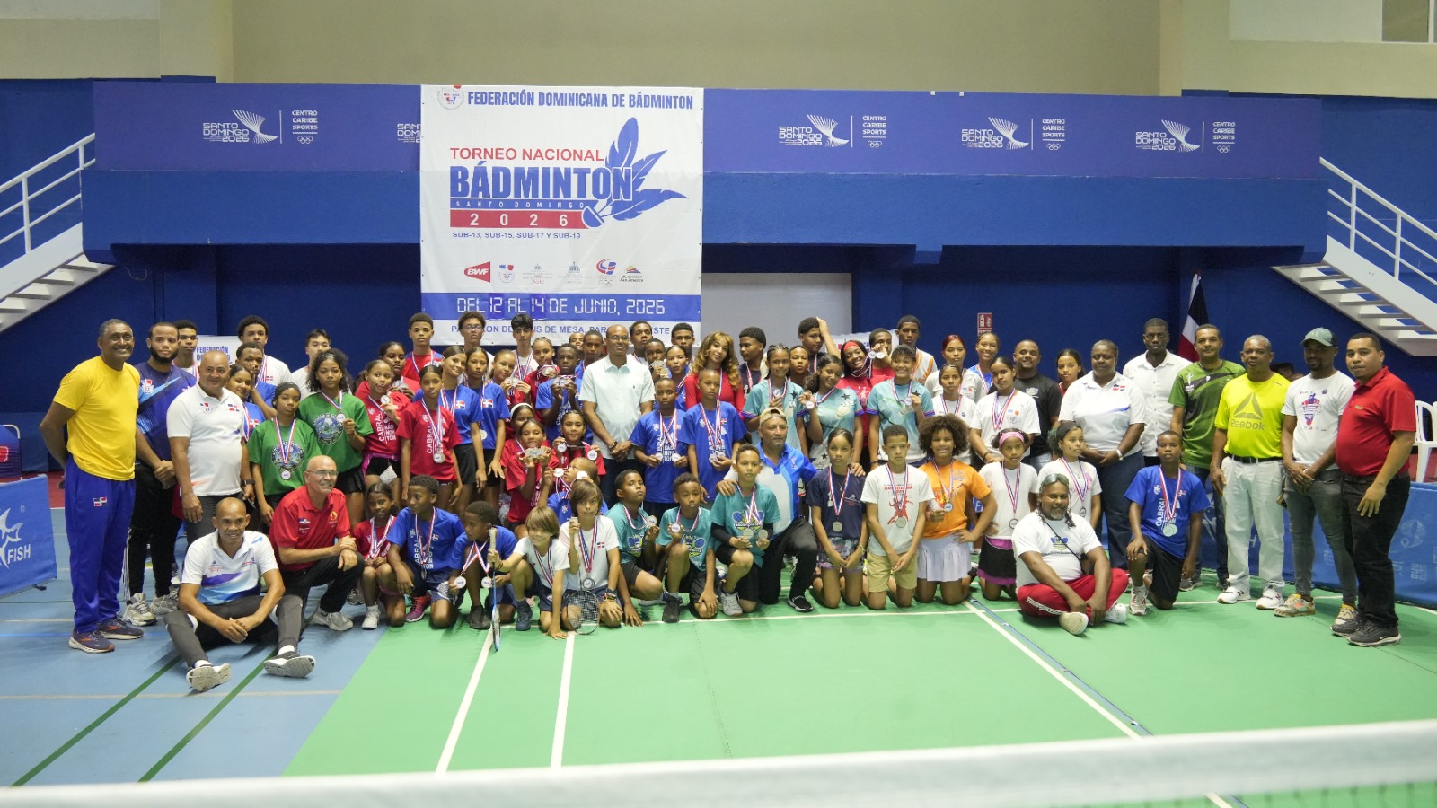 Federación Dominicana de Bádminton resalta avance de la disciplina tras concluir Torneo Nacional Santo Domingo 2026 en el Parque del Este