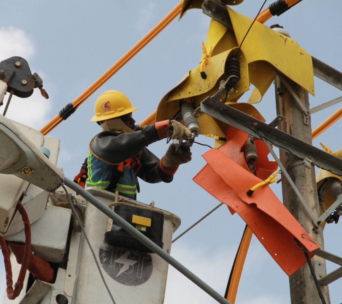 Este lunes Edesur avanza trabajos que desarrolla para habilitar un nuevo circuito eléctrico en Subestación UASD