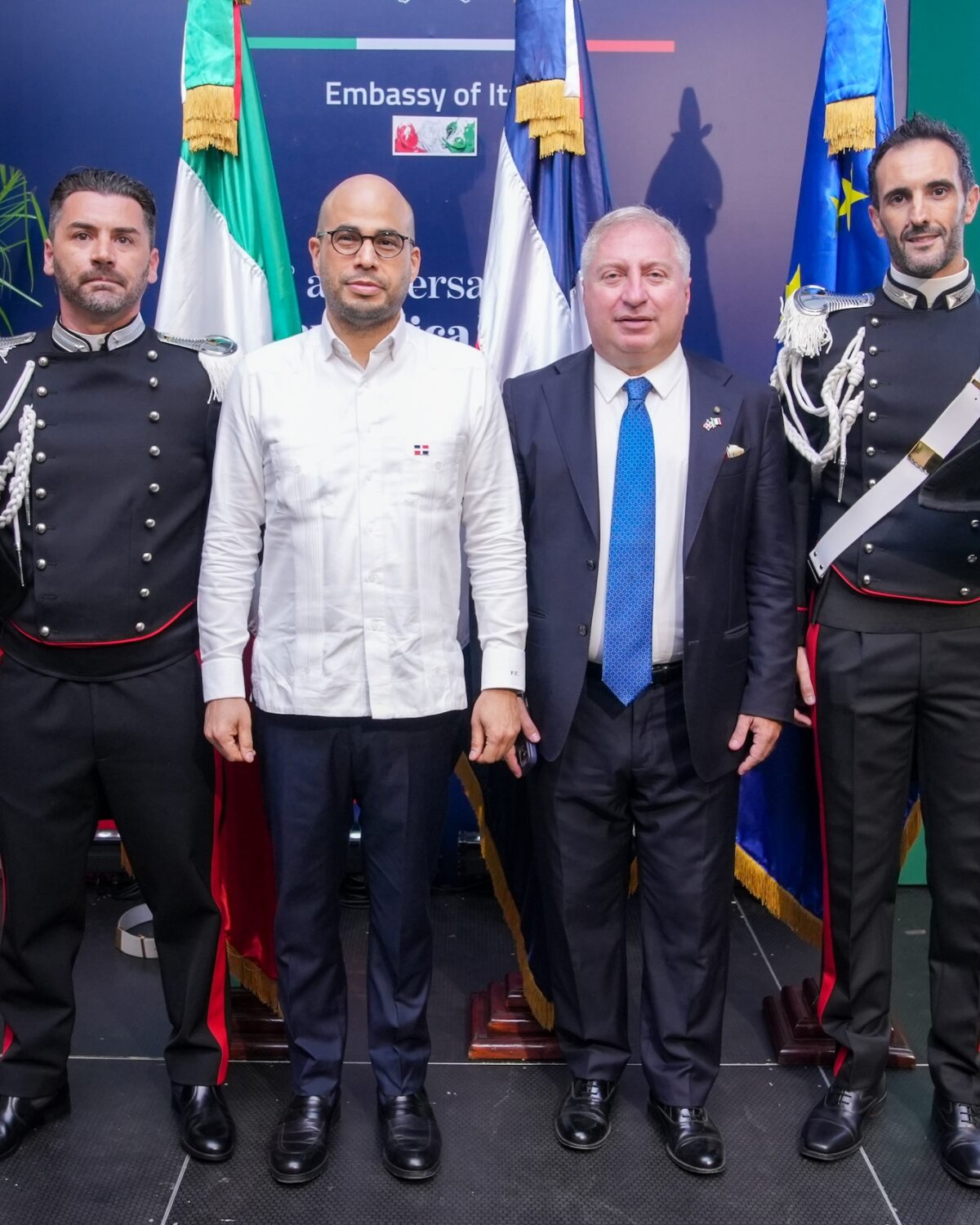Embajada de Italia celebra la Fiesta de la República con un recibimiento musical en Santo Domingo