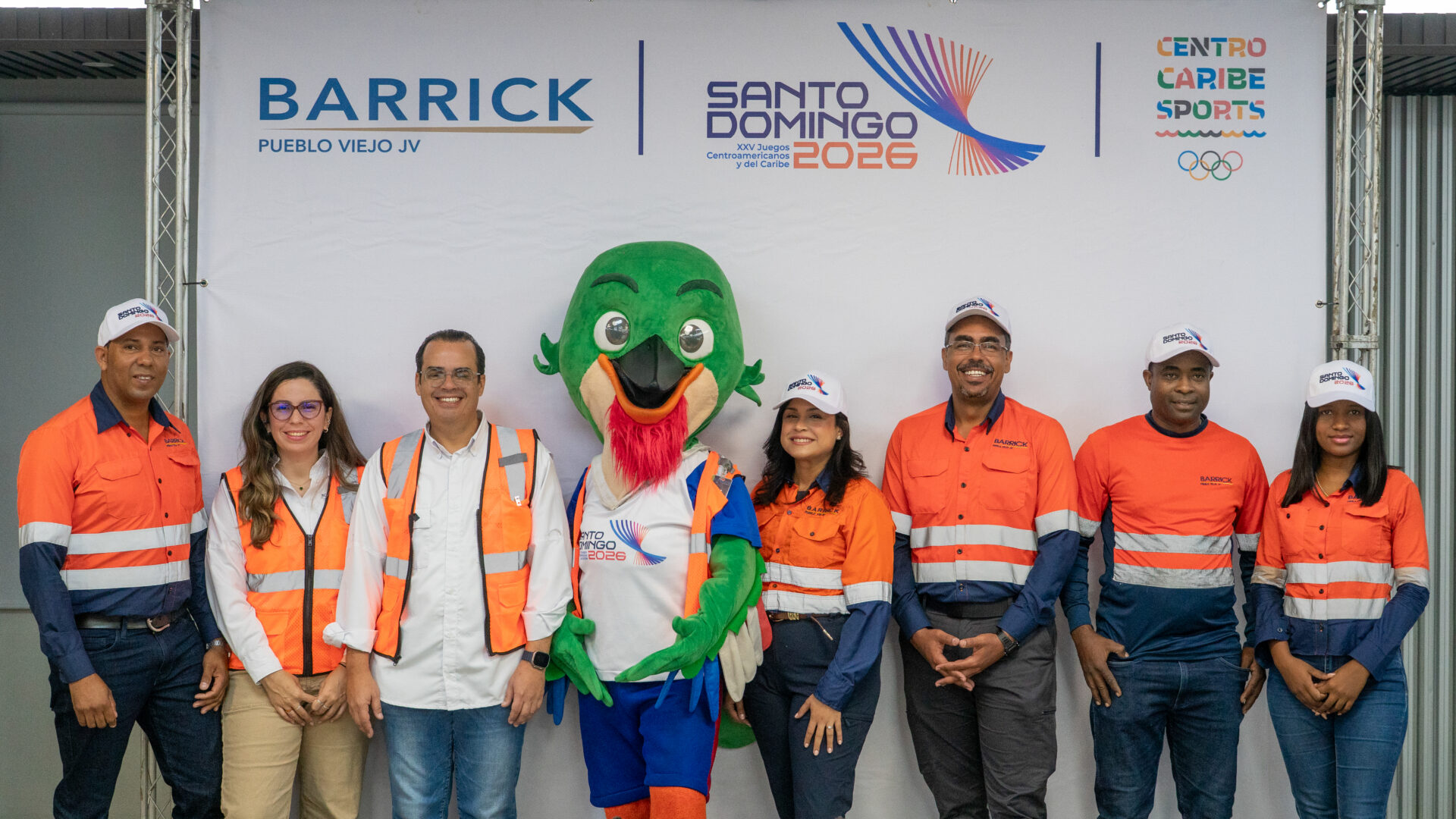 Barrick Pueblo Viejo será Patrocinador Oficial de los XXV Juegos Centroamericanos y del Caribe Santo Domingo 2026