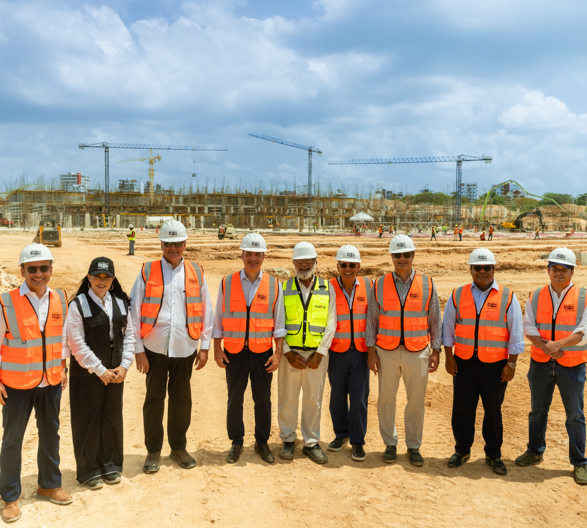 Banco Popular constata avances de City Center by Lady Lee, uno de los mayores desarrollos inmobiliarios de Santo Domingo Este