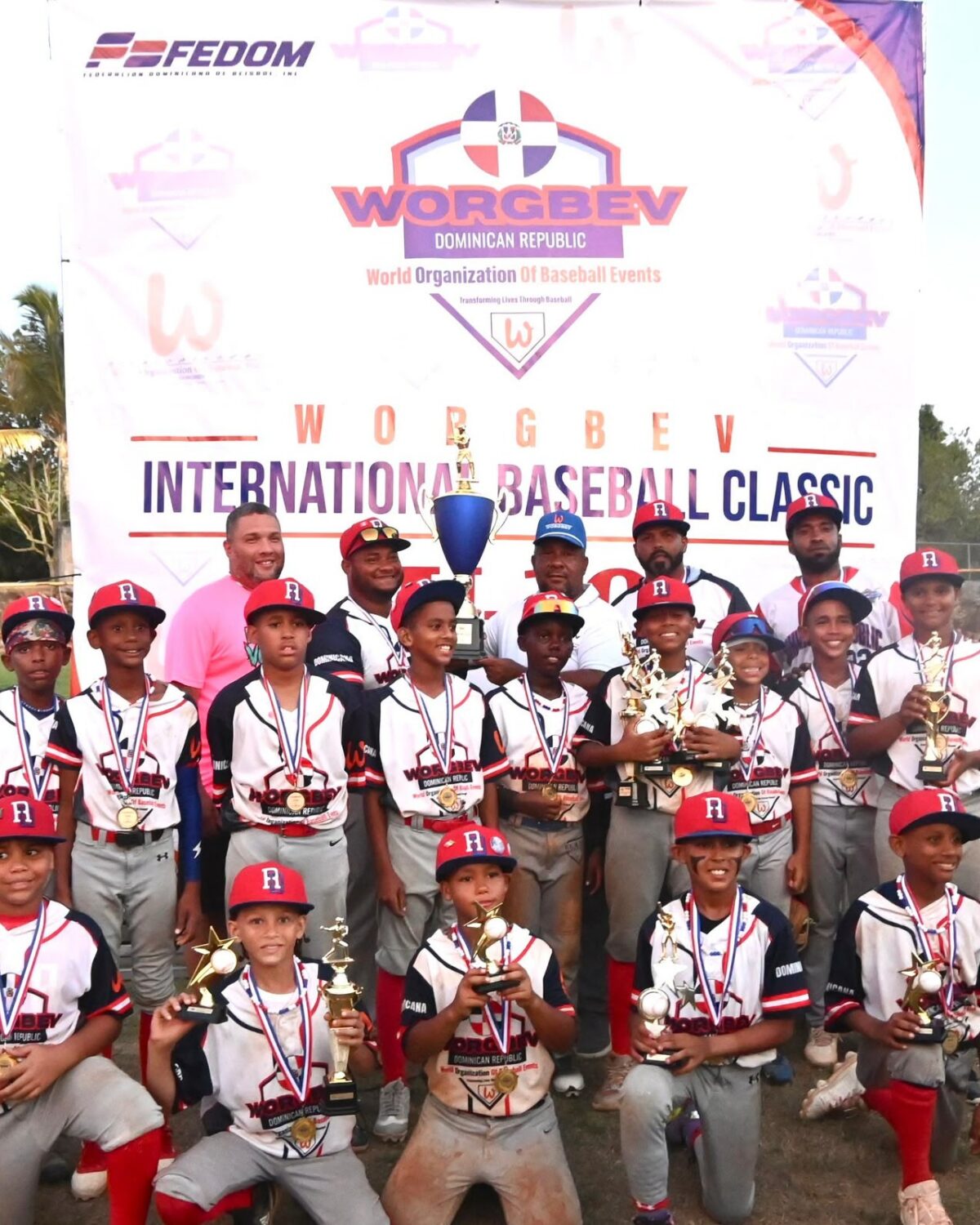 República Dominicana se corona campeona del Worgbev International Baseball Classic U-10 Copa Seaboard