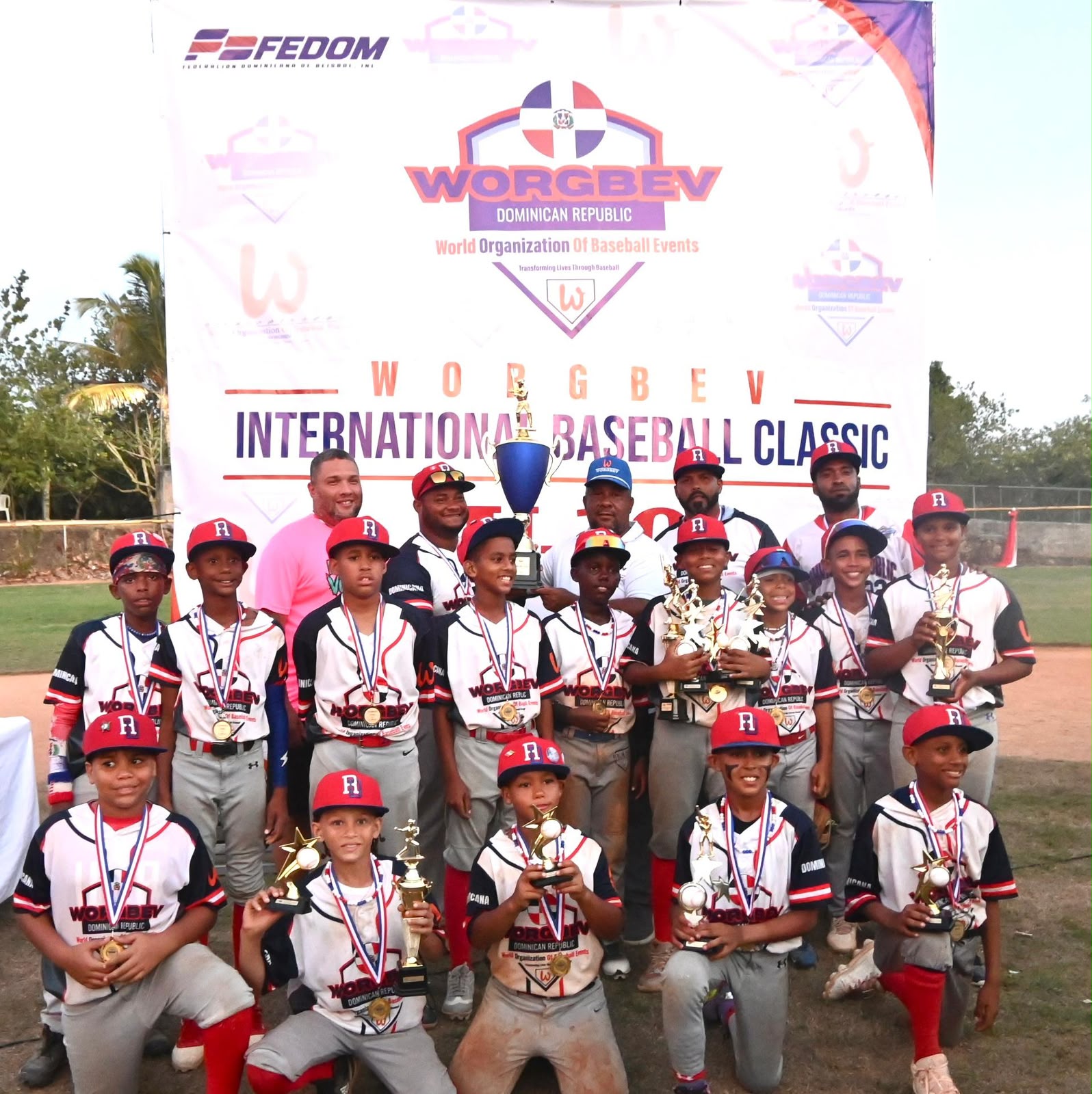 República Dominicana se corona campeona del Worgbev International Baseball Classic U-10 Copa Seaboard