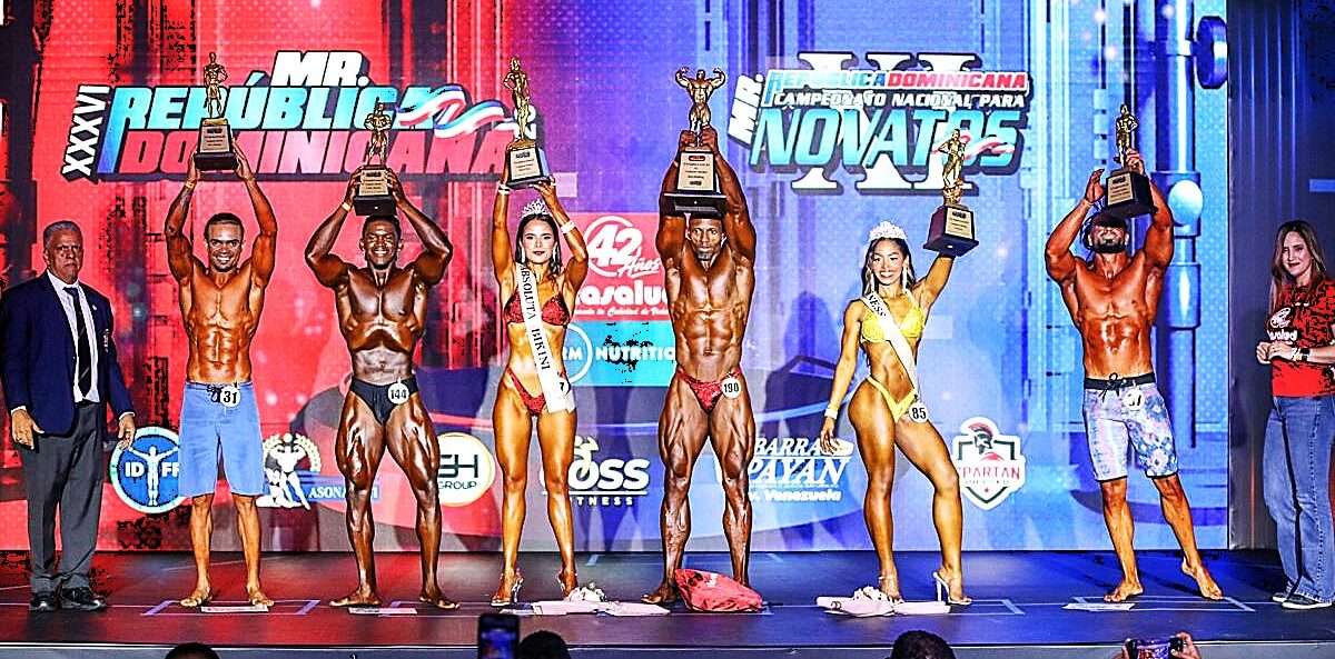 Ricky Pierre conquista dos títulos absolutos en el Campeonato Nacional de Fisiculturismo y Fitness para Novatos