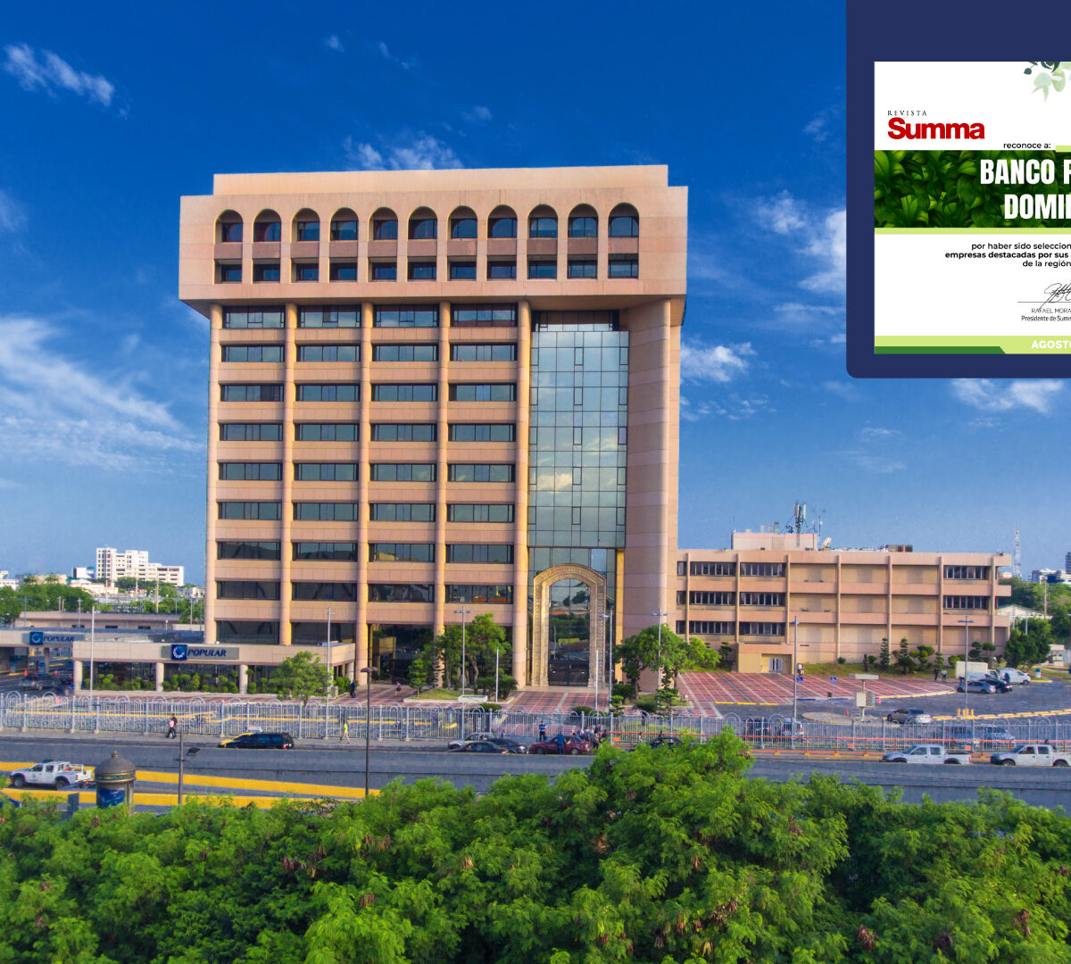 Banco Popular reafirma su liderazgo como la empresa más sostenible de República Dominicana