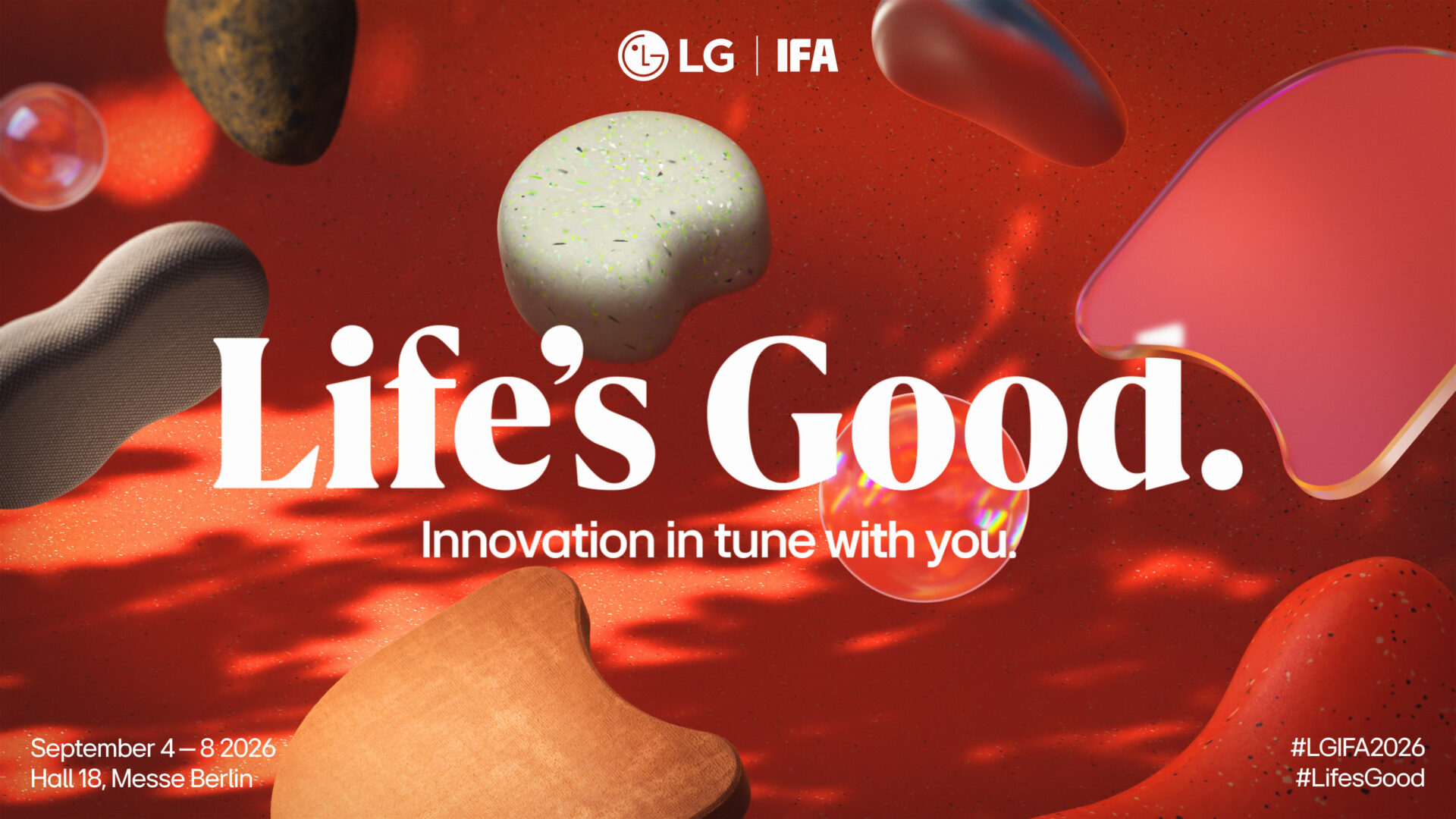 LG lleva a IFA 2026 una nueva generación de hogares conectados con inteligencia artificial