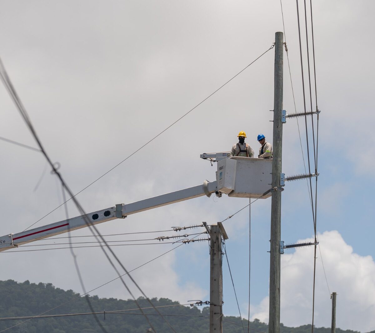 ETED mejora seguridad de la infraestructura eléctrica con trabajos de mantenimiento en línea 69 KV Pimentel-Macorís