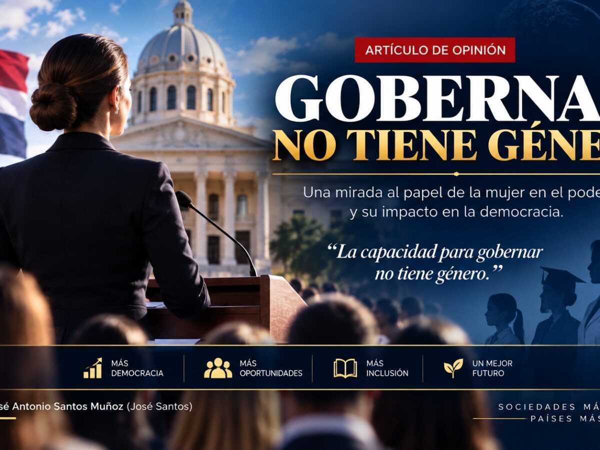 Gobernar no tiene género