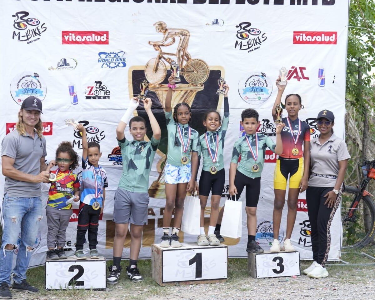 Puello, González, Florentino y Zorrilla se destacan en la Copa Ciclista Regional del Este MTB 2026
