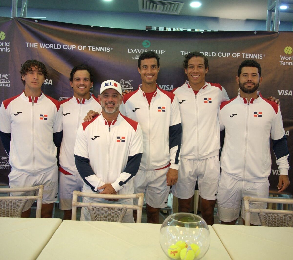República Dominicana define equipo  para enfre5a Egipto en Copa Davis