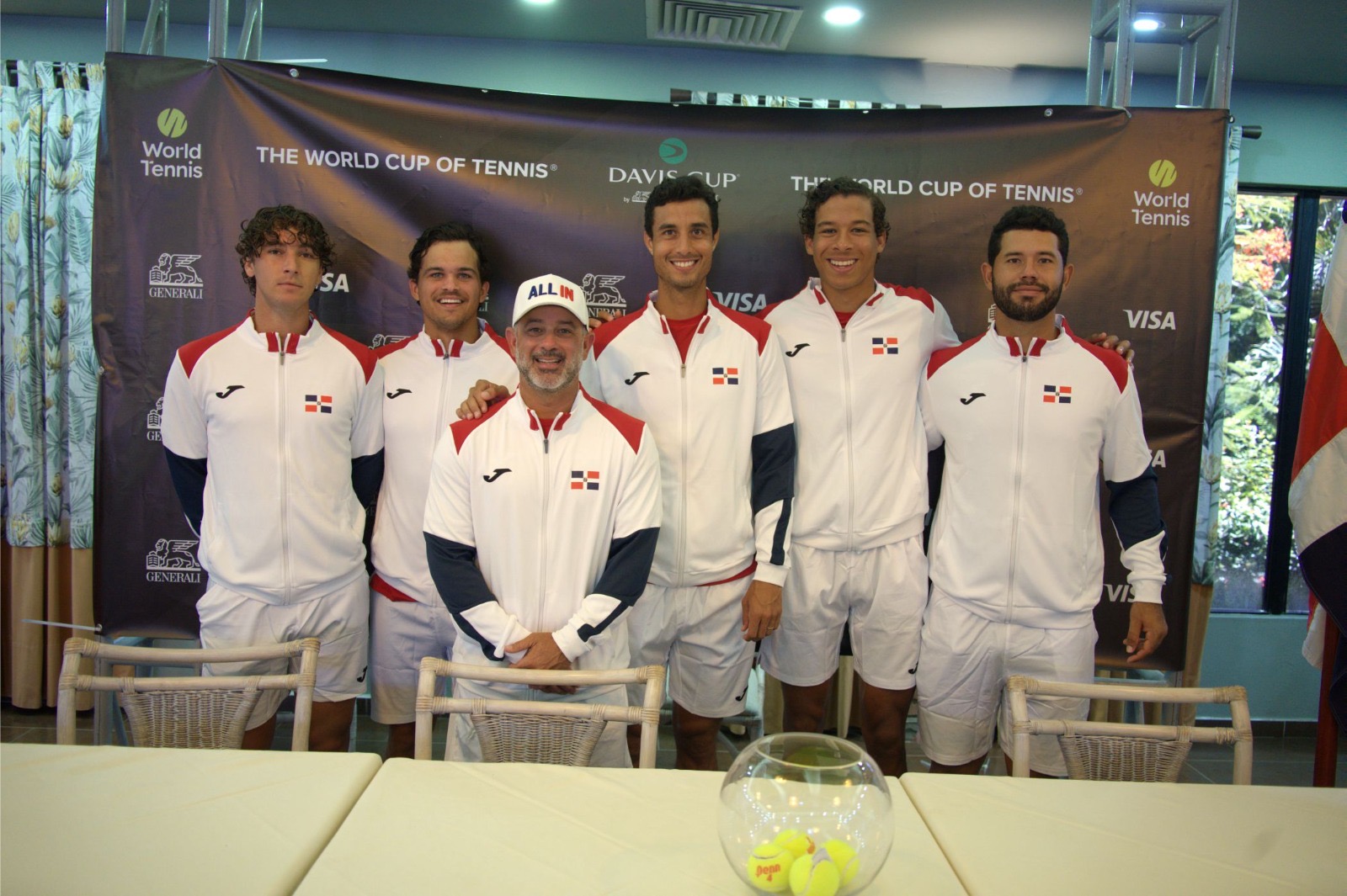 República Dominicana define equipo  para enfre5a Egipto en Copa Davis