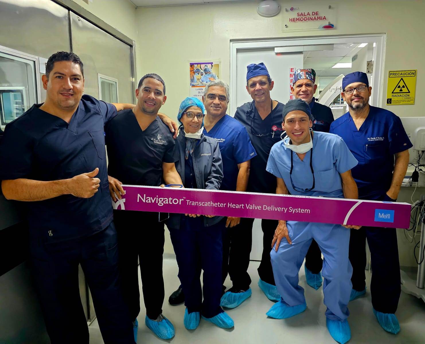 Moderno MCA realiza primer reemplazo valvular mitral percutáneo en RD