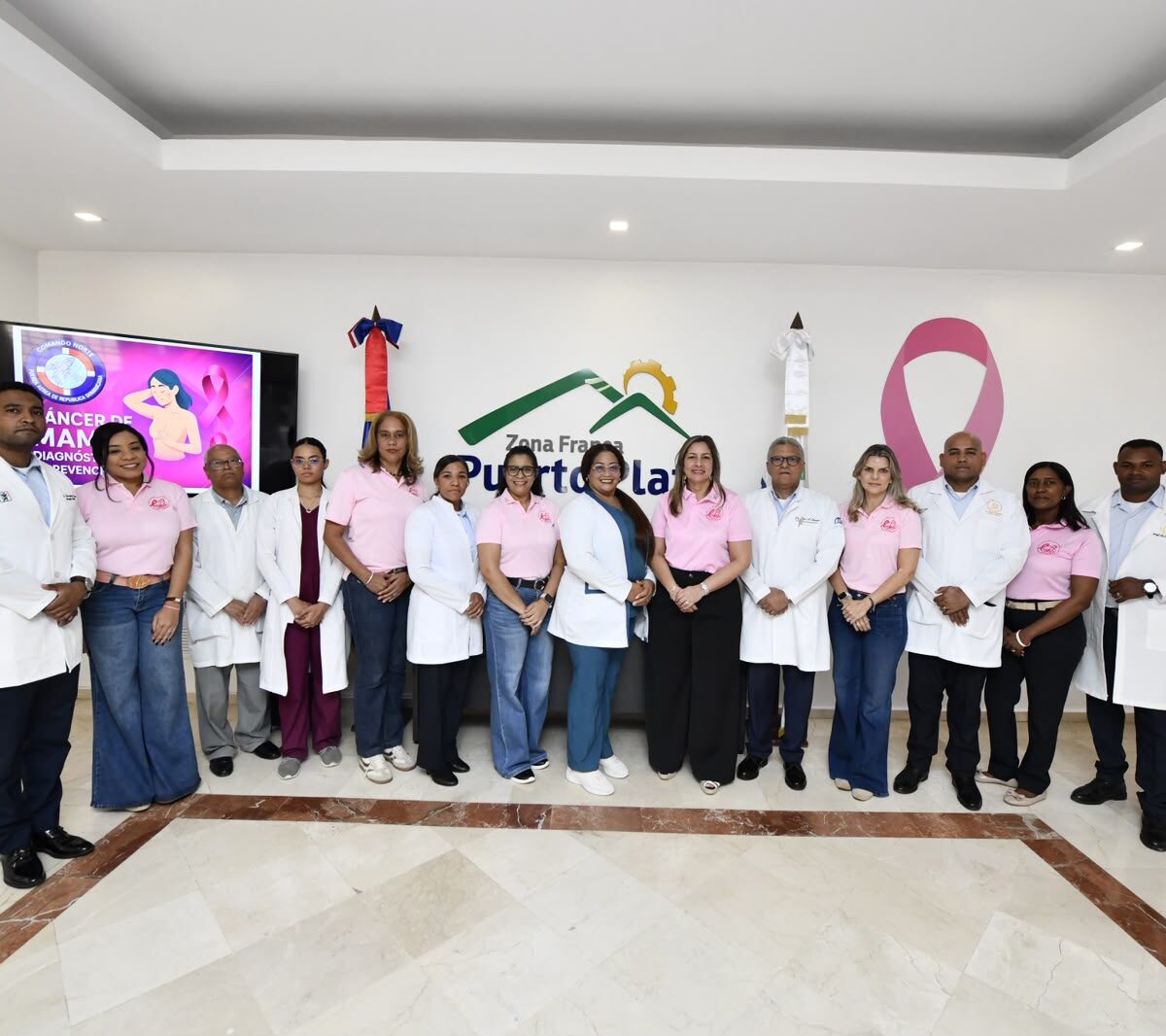 Zona Franca Industrial de Puerto Plata promueve la detección temprana del cáncer de mama