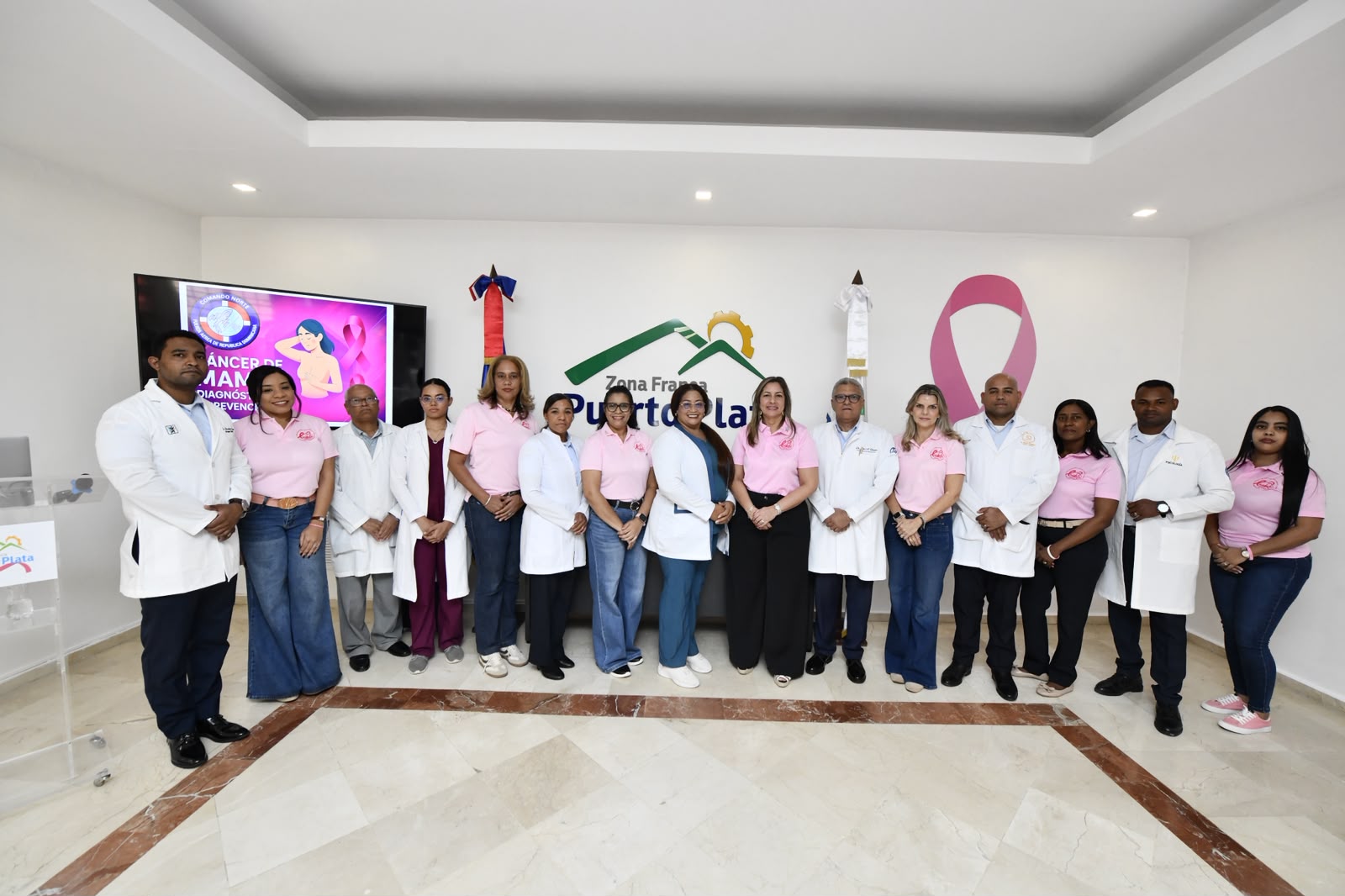 Zona Franca Industrial de Puerto Plata promueve la detección temprana del cáncer de mama